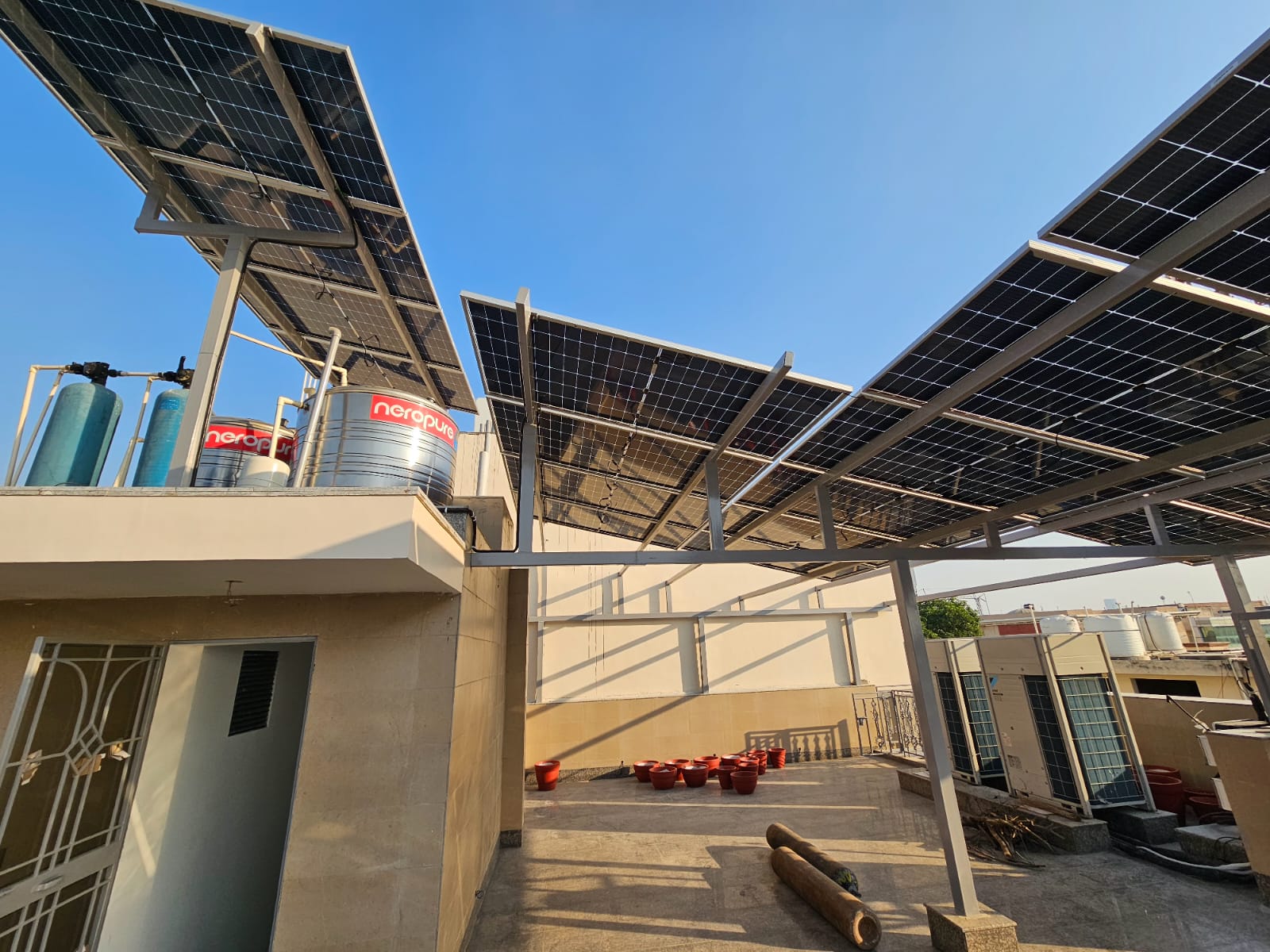 Elevated solar structure